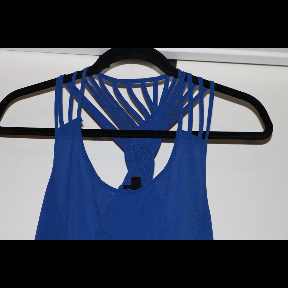 Blue dressy blouse